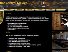 Tablet Screenshot of barcontrol.com.mx